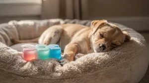 How to get a puppy to stop biting with chew toys